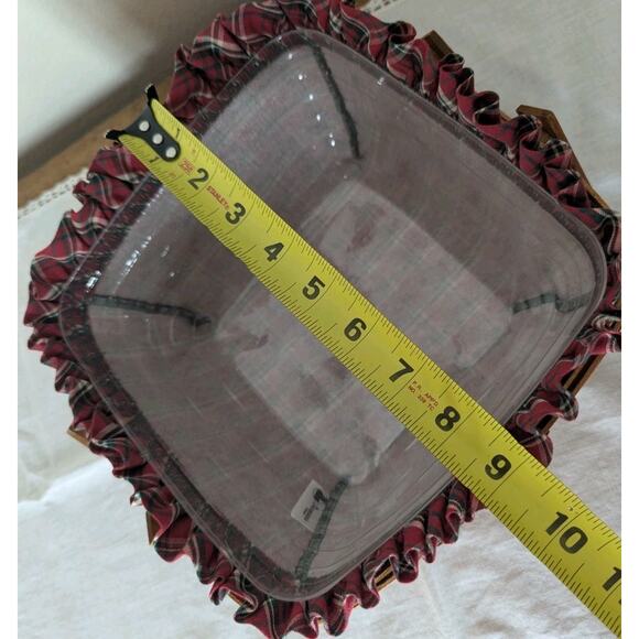 Vintage Longaberger 1993 Bayberry Basket Christmas Collection With Liner - Picture 10 of 12